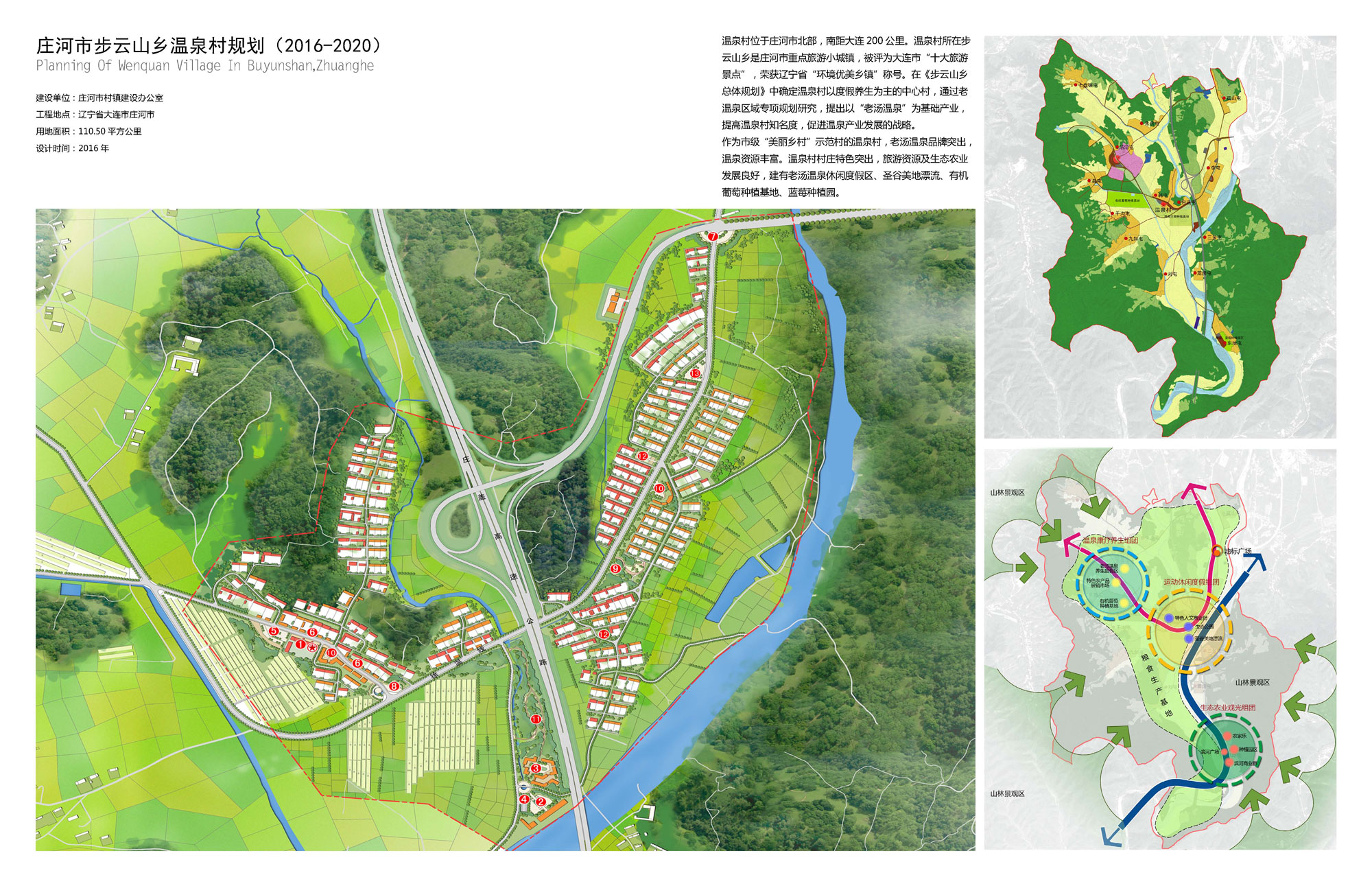 庄河市步云山乡温泉村规划（2016-2020）