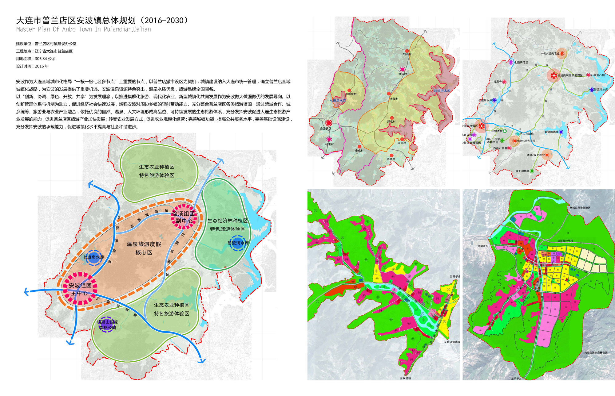 Dalian Pulandian District Anbo Town Planning